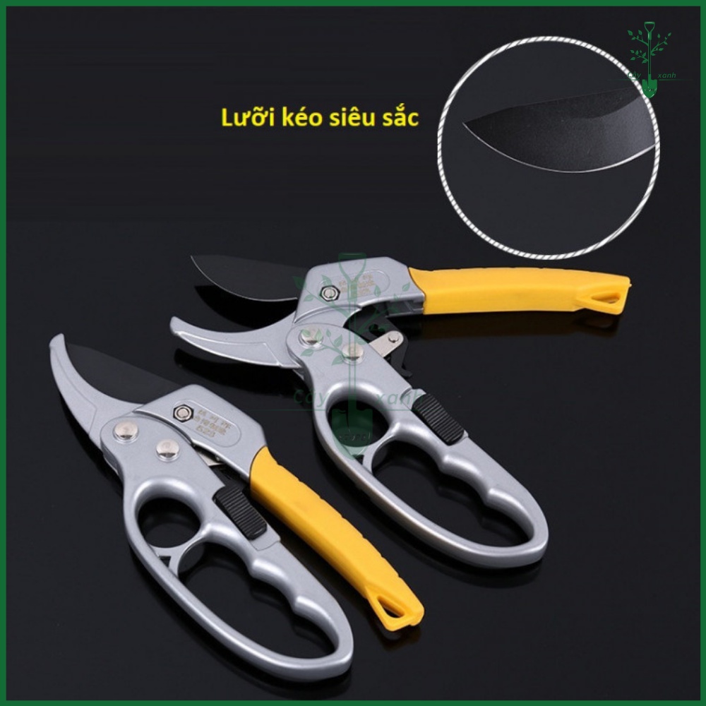 Kéo Cắt Tỉa Cành Cây, Kìm Tỉa Cây  Cao Cấp HSS, Kéo Cộng Lực Cắt Cành SK-8 Nhập Khẩu, Kéo Cắt Tỉa Bonsai Cao Cấp