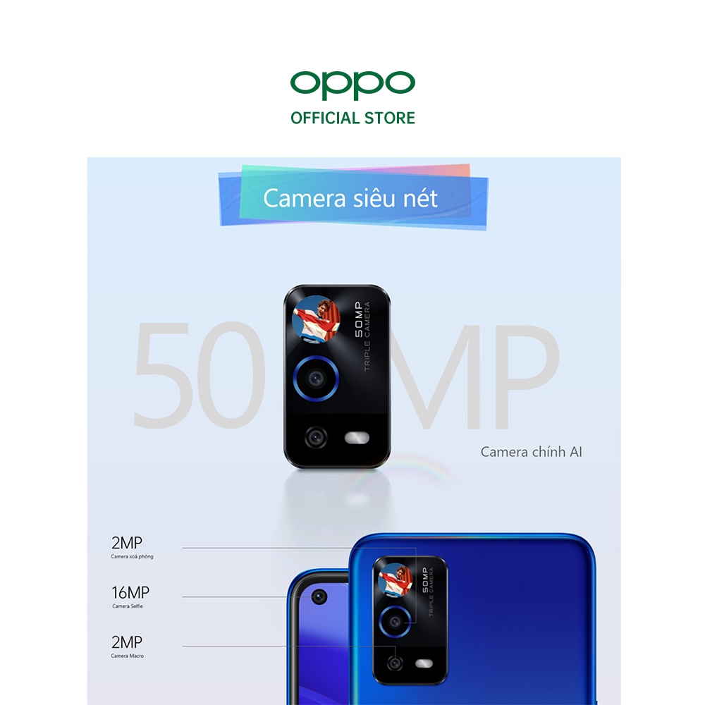 Điện thoại OPPO A55  - Hàng Chính Hãng