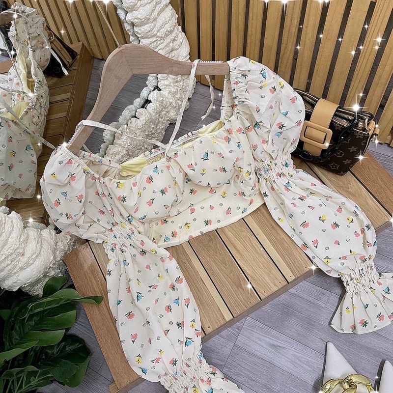 ÁO CRT CÚP NGỰC HOA NHÍ