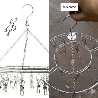 02 móc dù inox siêu bền
