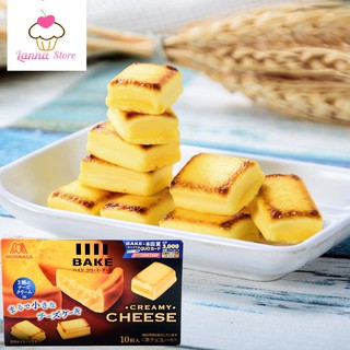 HSD 9 2022 PHÔ MAI NƯỚNG CHEESE BAKE MORINAGA HỘP 45G SIÊU NGON- NHẬT BẢN