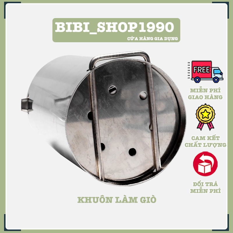 Khuôn làm giò bằng inox loại 1 Kg - khuôn giò xào, khuôn làm giò thủ