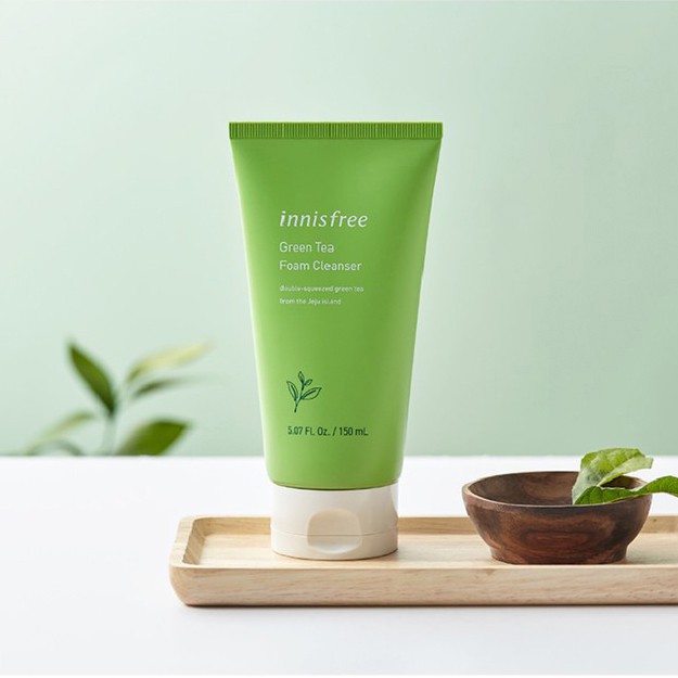 Combo Sữa rửa mặt innisfree Trà Xanh và Tro Núi Lửa trắng da làm sạch sâu Innisfree Hàn Quốc 150ml | BigBuy360 - bigbuy360.vn
