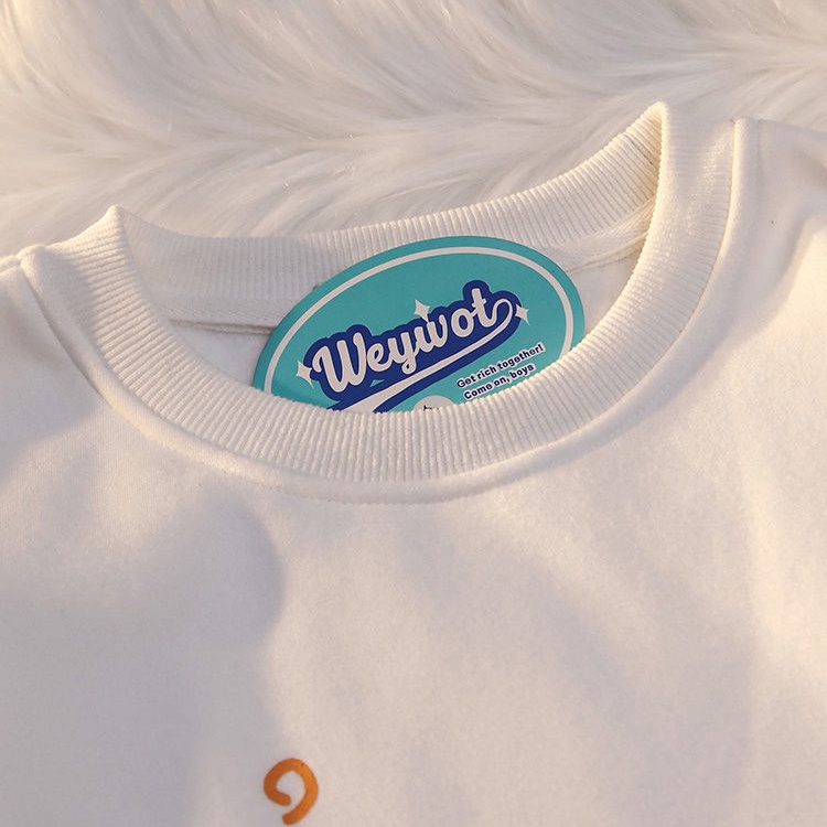 NRVP Áo Sweatshirt Tay Dài Dáng Rộng Phong Cách Hàn Quốc Mới Cho Nữ