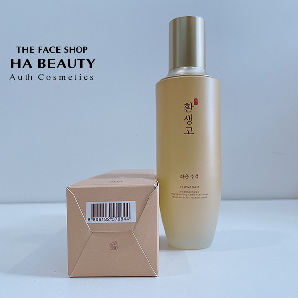 Nước hoa hồng trắng da dưỡng ẩm se khít lỗ chân lông The Face Shop Yehwadam Hwansaenggo Rejuvenating Radiance Toner 160m