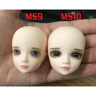Đầu búp bê Chika đã trang điểm