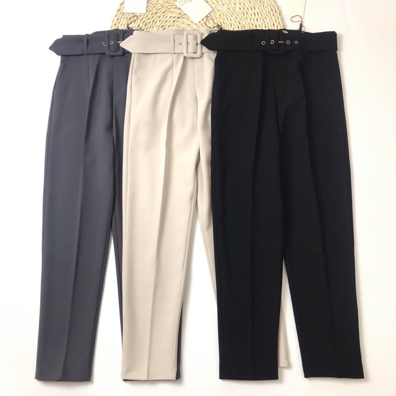 BÁN SỈ QUẦN BAGGY CHO NỮ KÈM ĐAI HÀNG VNXK