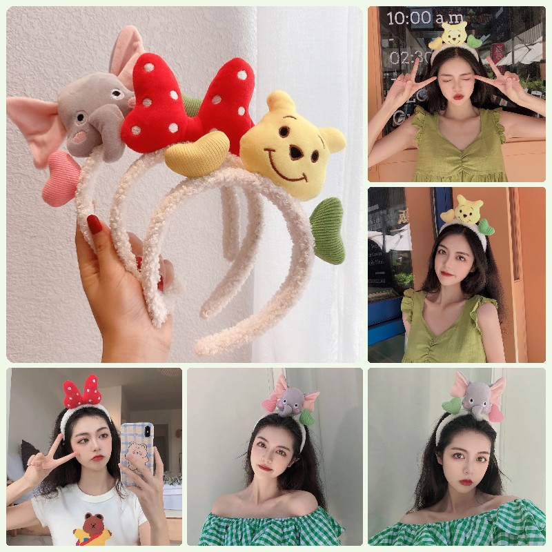 Cài tóc họa tiết hoạt hình dễ thương chống trượt phong cách Hàn Quốc hợp thời trang cho bé gái
