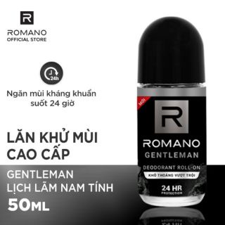 ROMANO - LĂN KHỬ MÙI ĐỦ MÙI HƯƠNG MỚI LOẠI 50ml - Superbox - Có thẻ mua tại Cửa Hàng