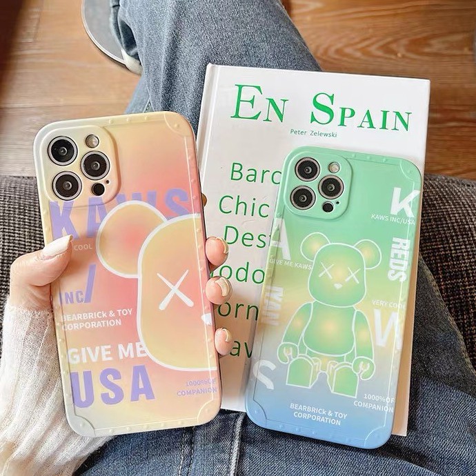 Ốp Điện Thoại Hình Gấu Nhiều Màu Xinh Xắn Cho Iphone 12 Pro Max 11 Pro Max X Xr Xs Max Xr 8 7 Plus