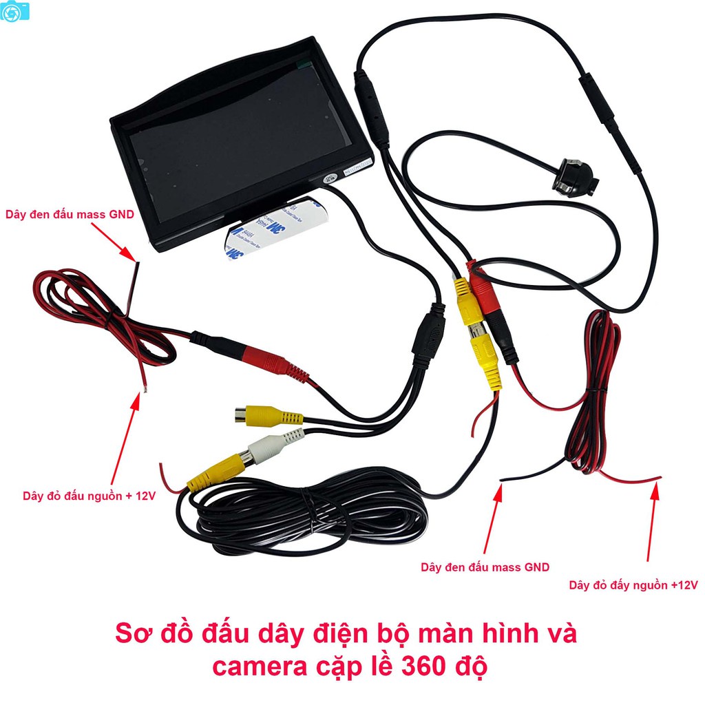 MÀN HÌNH TAPLO 5INCH HIỂN THỊ CAMERA CHO Ô TÔ, BẢO HÀNH 6 THÁNG | BigBuy360 - bigbuy360.vn