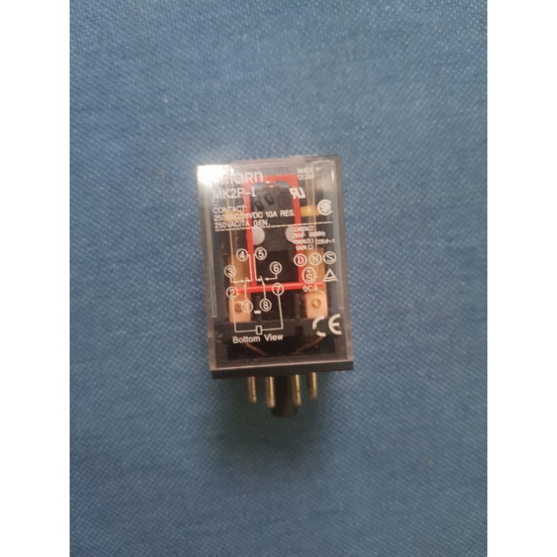 Rơle , relay trung gian 8 chân tròn 12V - 24V - 110V - 220V 10A MK2P-I