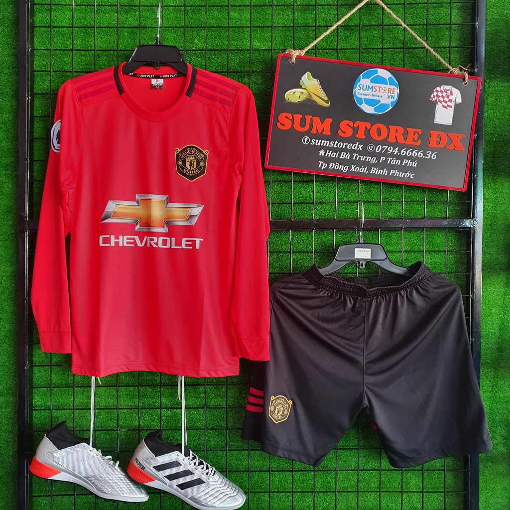 Man-C-Tơ Unite dài tay 2019 2020 - Áo Đá Banh Thun Lạnh Cao Cấp