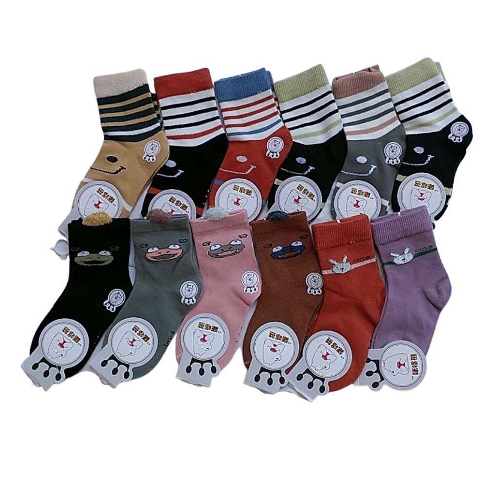 Tất cho bé trai bé gái Mã T01.Tất trẻ em Cao Cấp cho Bé nhiều Hình Đáng Yêu Chất Cotton cho bé từ 1-12T DOLY-KIDS