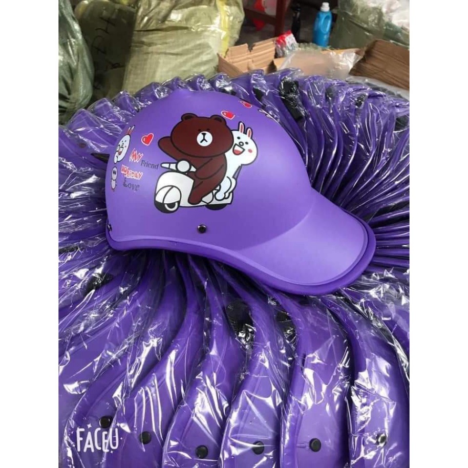 Mũ Bảo Hiểm Lưỡi Trai, Nam Nữ Thời Trang, Nón Bảo Hiểm Lưỡi Trai Nam Nữ Đẹp Nhiều Màu Nhiều Hình