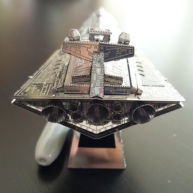 Mô Hình Lắp Ghép 3D Kim Loại Tự Ráp Phi Thuyền Imperial Star Destroyer Star Wars - Chưa Lắp