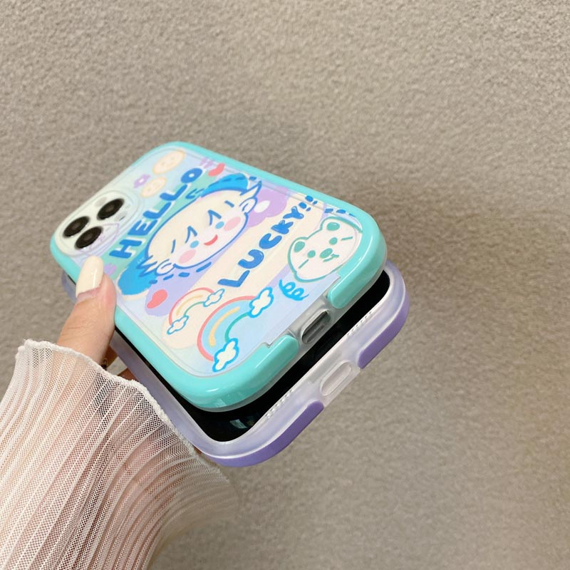 Ốp Điện Thoại TPU Silicon Mềm Chống Bụi Chống Sốc 2 Trong 1 Cho IPhone 13 11 12 Pro Max 7 8 Plus X XR XSMAX