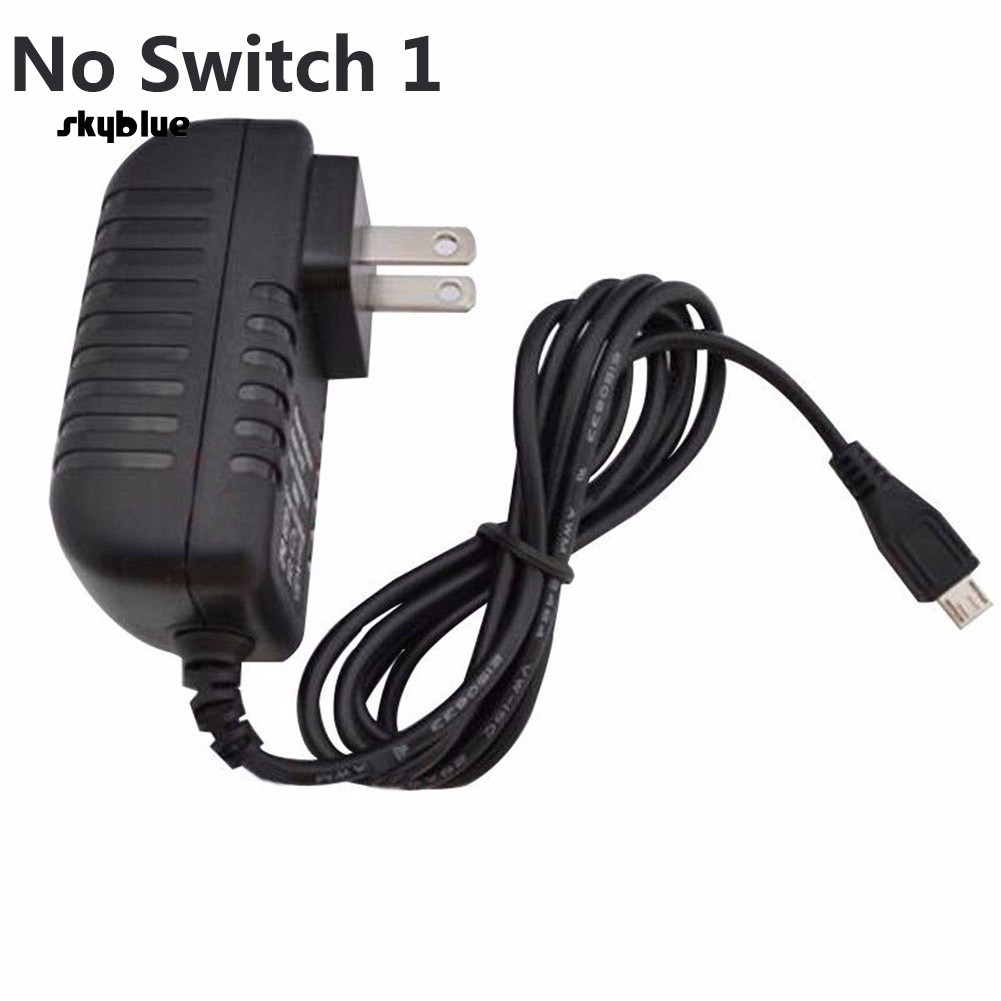 SKBL 5V 3A Micro USB AC Adapter DC Wall Power Supply Charger for Tablet PC Phone