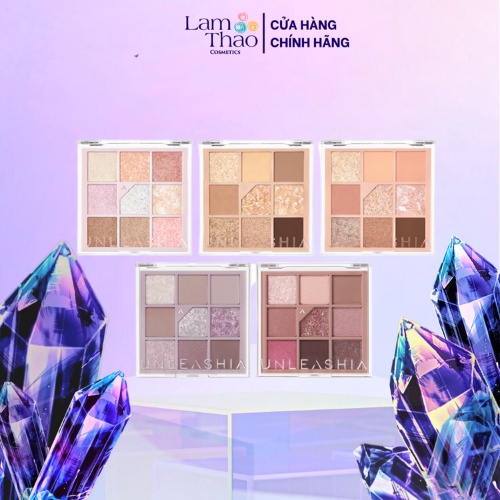 Bảng Phấn Mắt 9 Ô Unleashia Glitterpedia Eye Palette