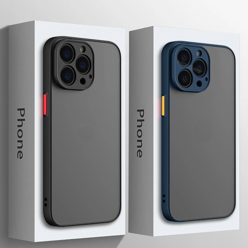 Ốp Điện Thoại Mềm Trong Suốt Chống Sốc Sang Trọng Cho iPhone 13 12 Pro Max Mini SE 2022 SE3 4G 5G ip13 ip12