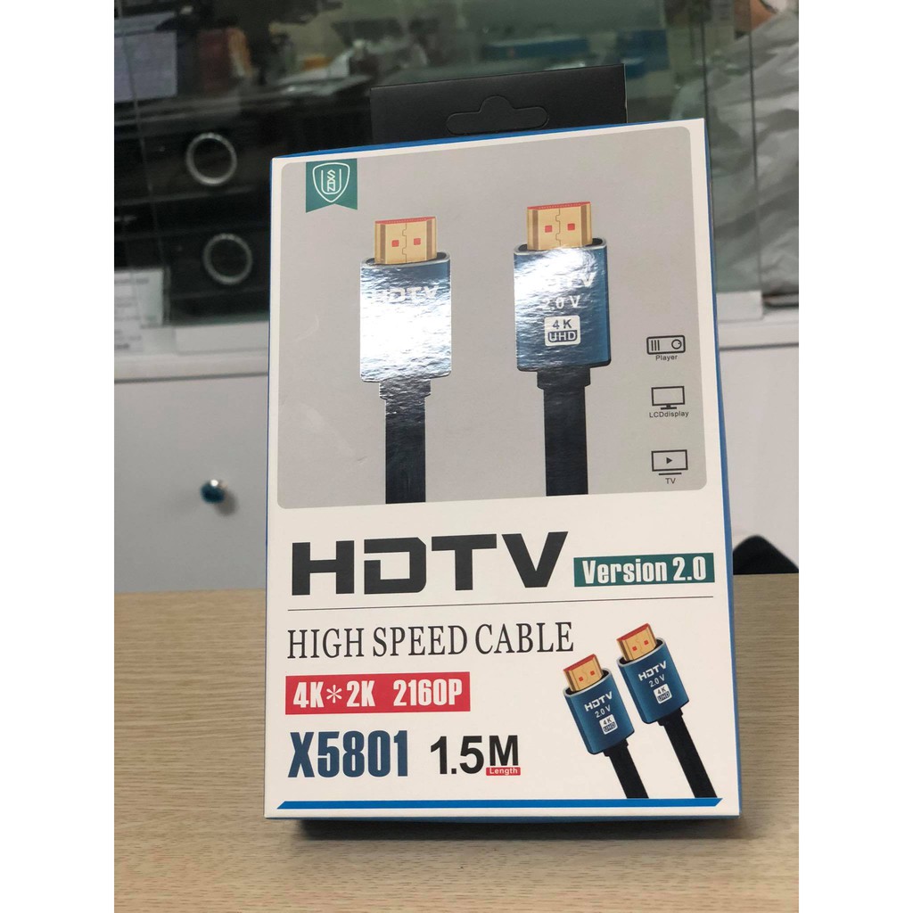 Dây Cáp HDMI 1,5m Hãng USAN, Hàng Cao Cấp Chuyên Dụng Lắp Đặt Máy Chiếu Lớp Học, Văn Phòng, Dây Bền Đẹp
