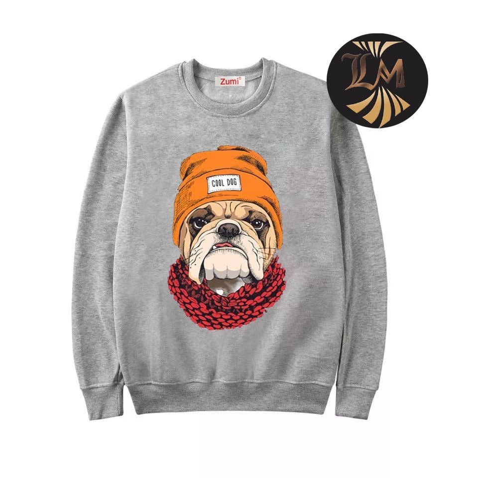 Áo Sweater không mũ nam form rộng⚡FREESHIP⚡chất nĩ ngoại cao cấp mềm mịn phù hợp cho nam và nữ in hình chó | BigBuy360 - bigbuy360.vn