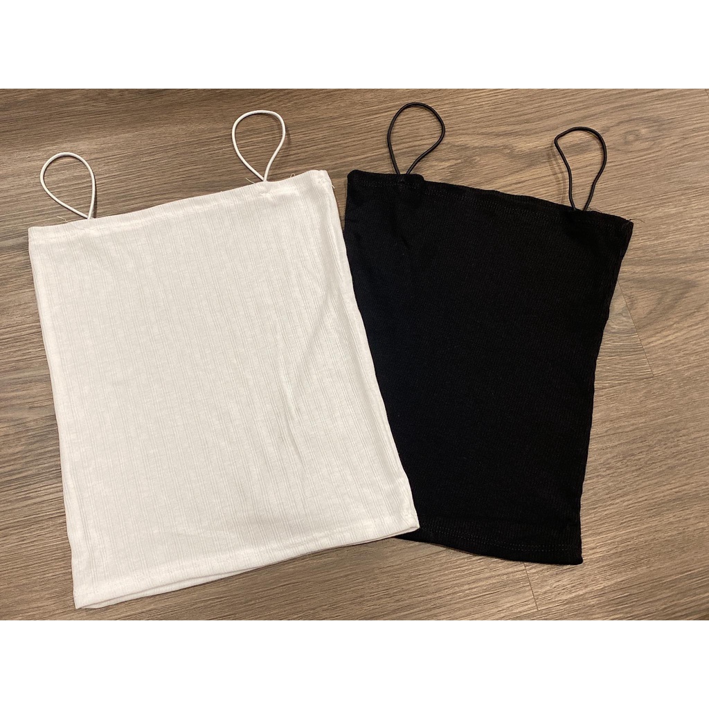 Áo hai dây sợi bún croptop siêu xinh