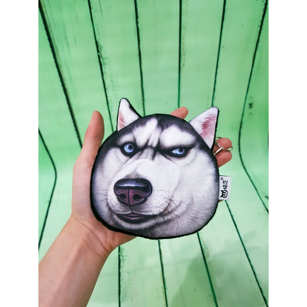 ví vải hình chó mèo động vật