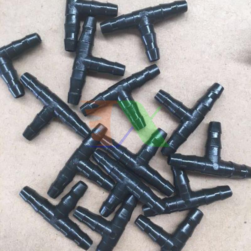 Tê chia cho ống Φ4/7 6 mm TE47, T chia 3 cho ống PE, LDPE, HDPE, PVC 4/7