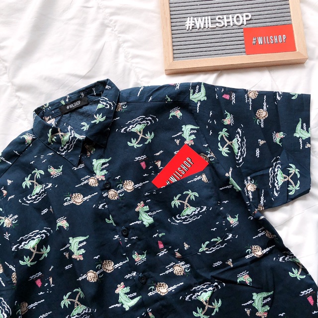 ÁO SƠ MI FREESIZE HOẠ TIẾT