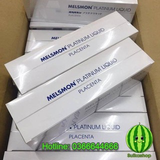 Hộp 30 Ống Tế Bào Gốc Nhau Thai Melsmon Uống Platinum _ Suikashop