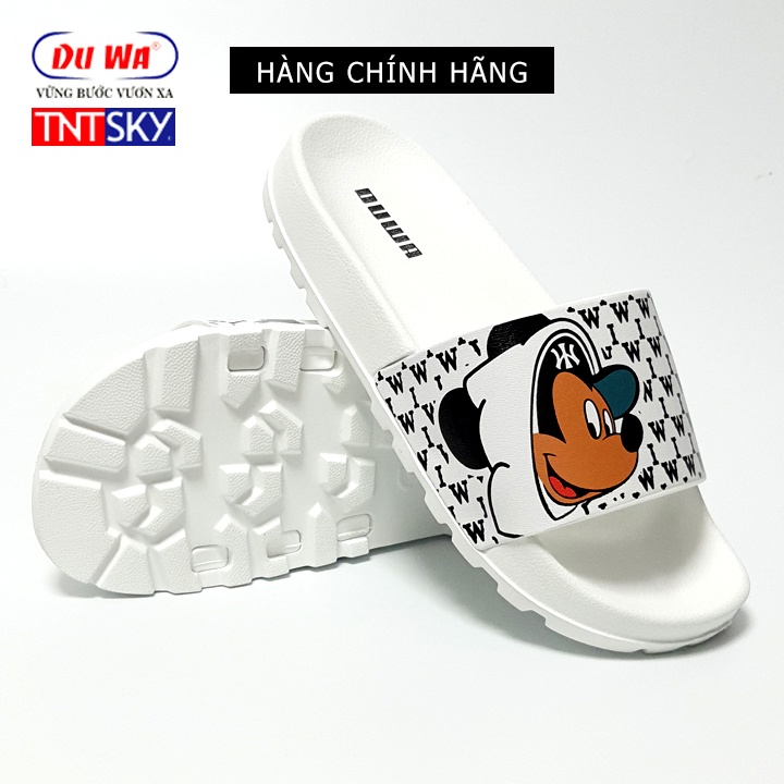 Dép nam, nữ quai ngang siêu nhẹ DUWA - Hàng chính hãng - SH9032 Trắng