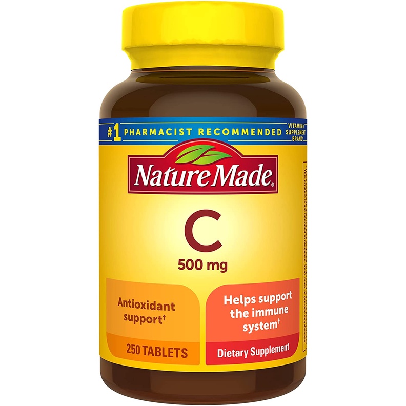 [DATE 04/2024 &amp; 11/2024] NATURE MADE VITAMIN C 500MG 250 VIÊN