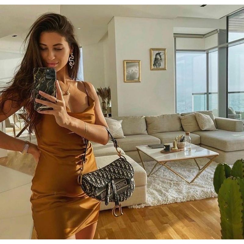 TÚI DIOR SADDLE CHẤT VẢI THÊU ĐẸP SUPER FULL BOX