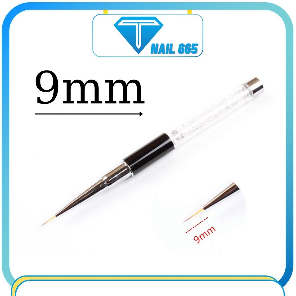 Cọ vẽ nét nail cán đá cao cấp ,Cọ vẽ nét nail kẻ móng nghệ thuật loại tốt