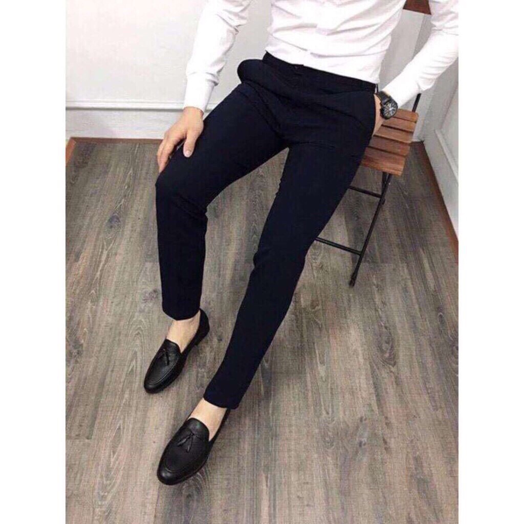 [FREESHIP 50K] Quần âu nam loại dày co giãn màu ghi sáng HÀNG ĐẸP hot 2021 | BigBuy360 - bigbuy360.vn