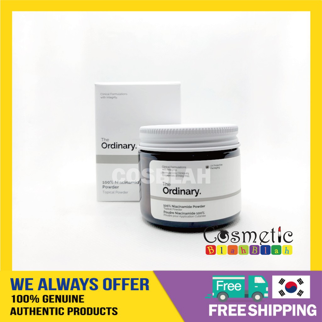 THE ORDINARY Bột tối thông thường nuôi dưỡng nền da Niacinamide 100% 20g