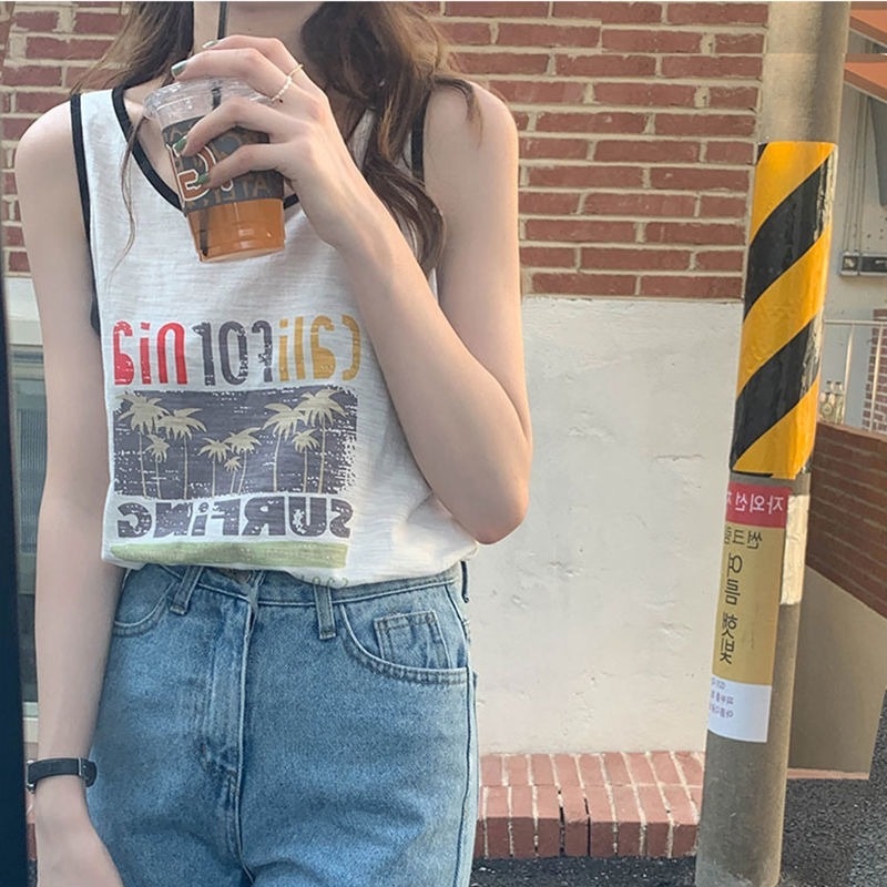 Áo Không Tay Thiết Kế Phong Cách Mùa Hè Cổ Điển Hợp Thời Trang Mới Cho Nữ