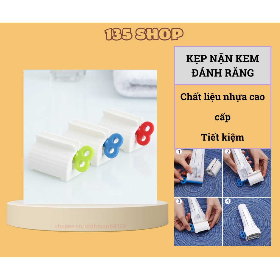 Dụng Cụ Kẹp Vặn Kem Đánh Răng Tiện Lợi