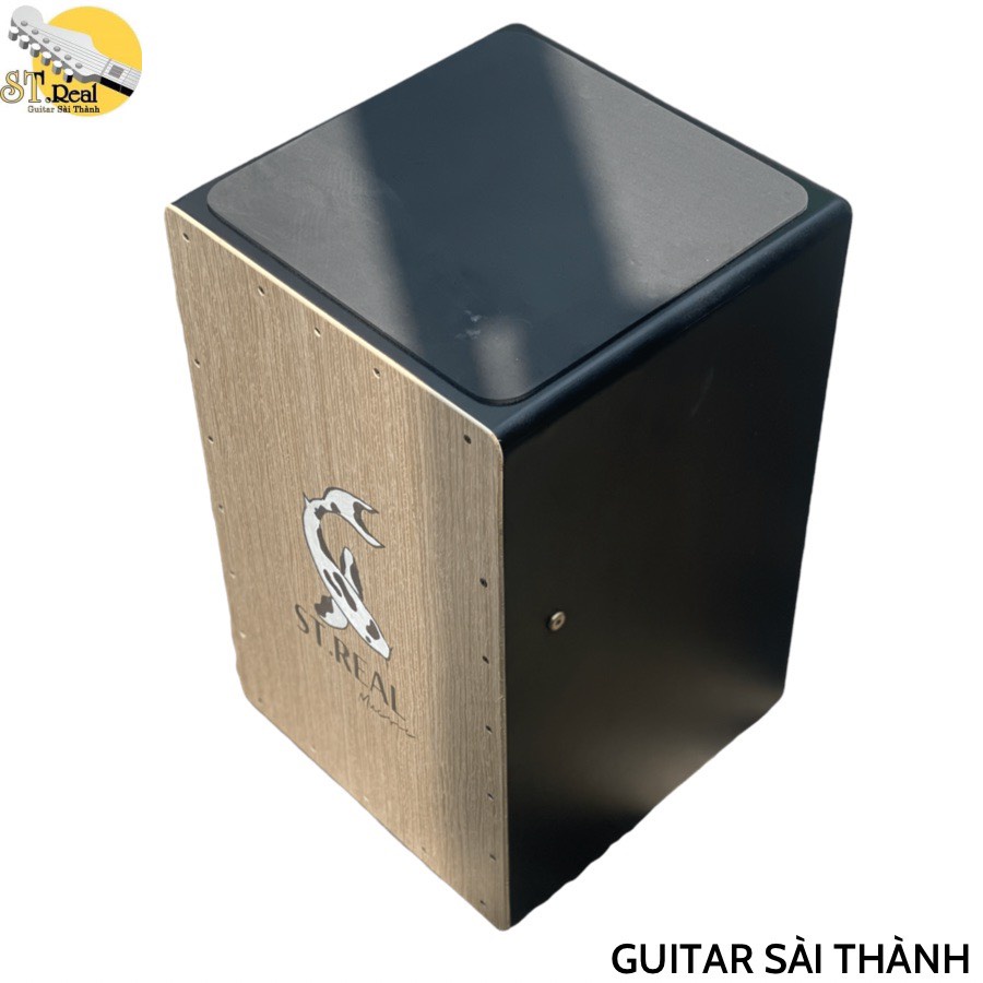 Trống Cajon KOI-SHIRO Chính Hãng ST.Real Guitar Sài Thành vân gỗ thật bảo hành 3 năm