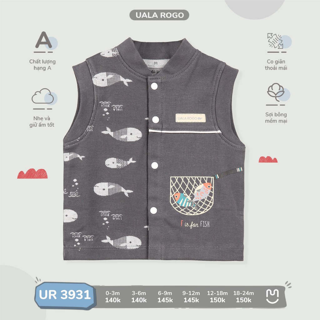 Áo Gile In Hình UR3931