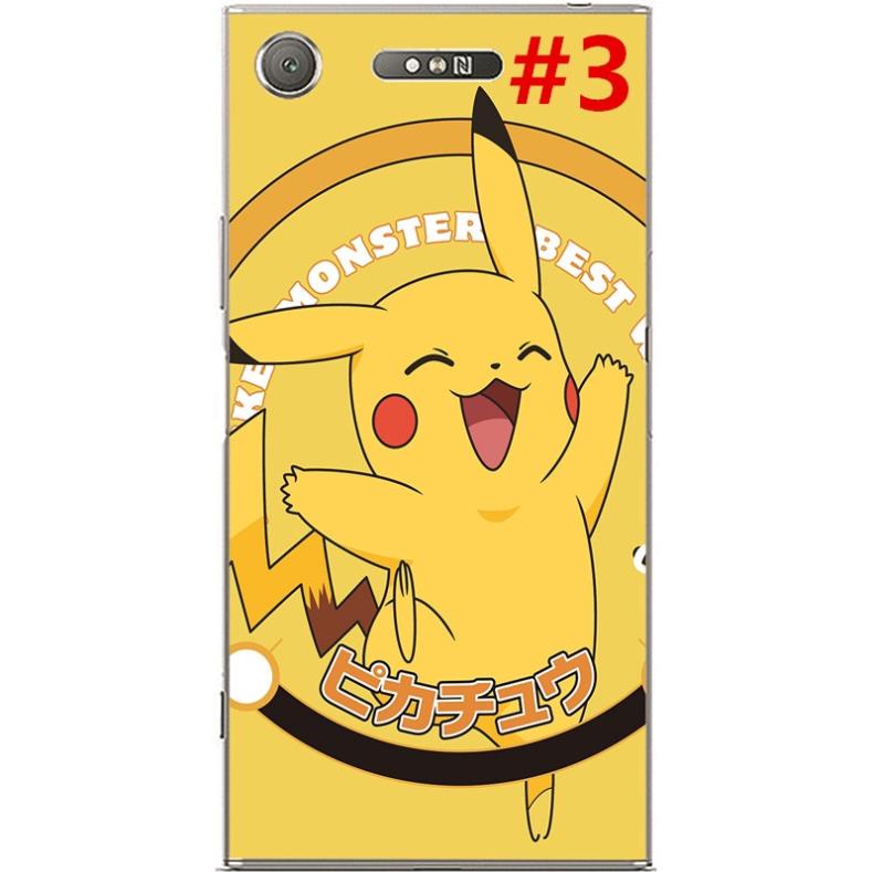 Ốp lưng silicon Sony xz1 in hình pikachu hoạt hình
