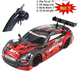 Xe đua drift ô tô điều khiển từ xa tốc độ cao 30km/h có điều tốc Car Onroad On Road giá siêu rẻ RC Nissan có điều tốc