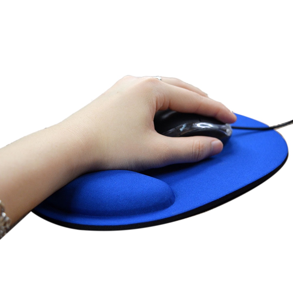 Miếng lót chuột bằng silicon mềm dày dặn có đệm cổ tay thoải mái thích hợp cho laptop