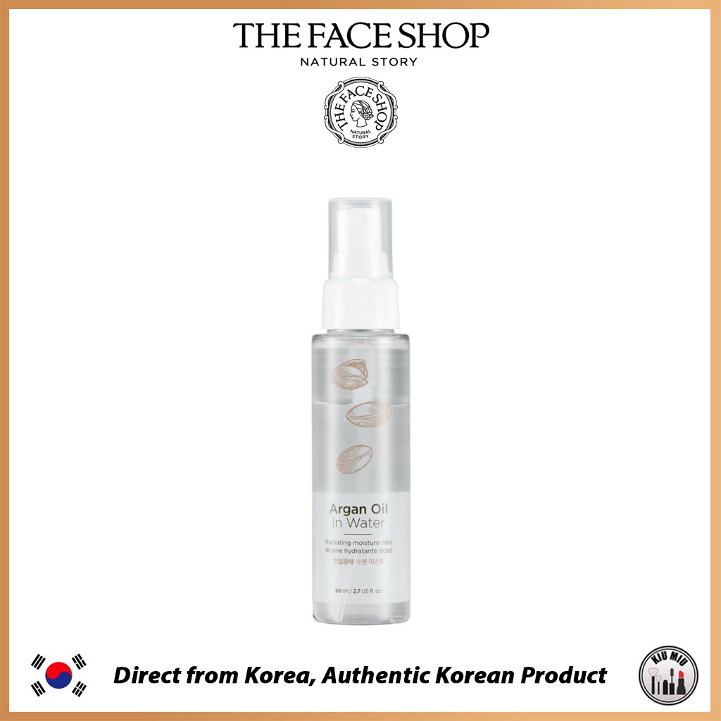 THE FACE SHOP Argan Oil In Water Radiating Moisture Mist 80ml *ORIGINAL KOREA*