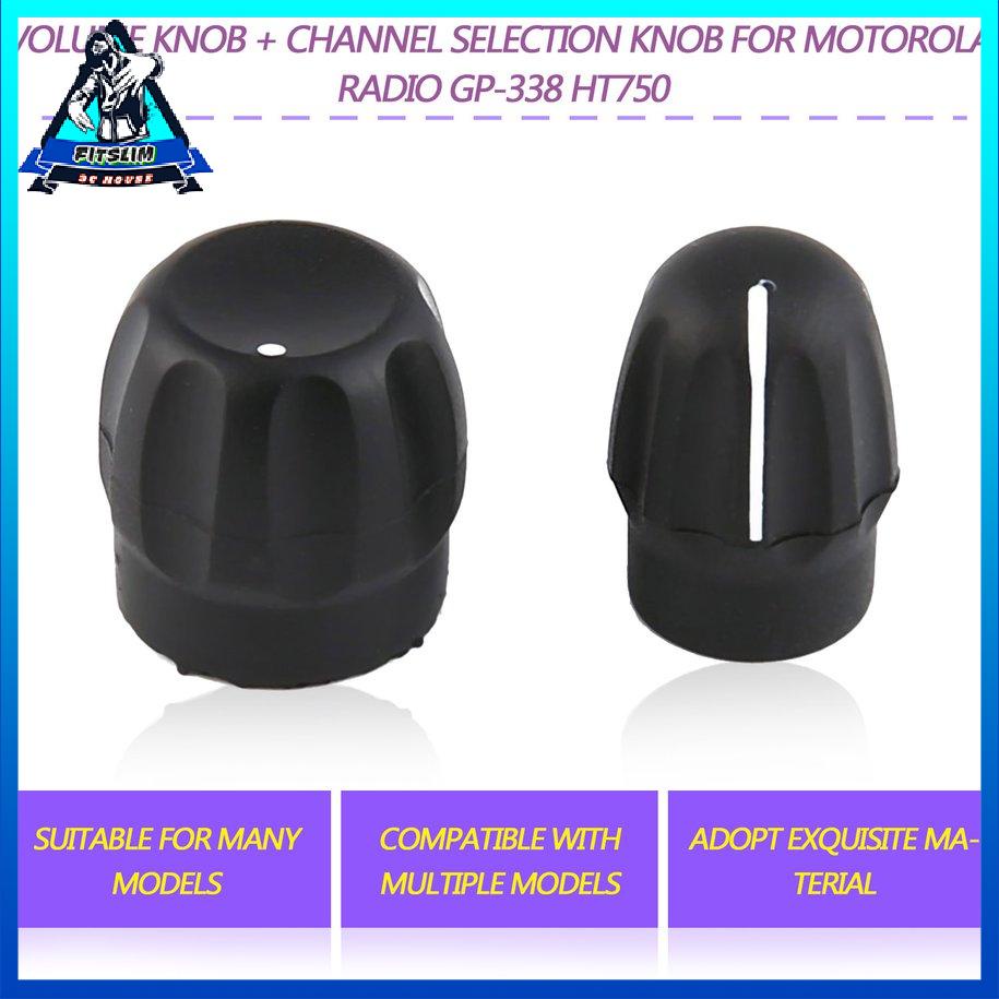 Núm điều chỉnh âm lượng + Núm chọn kênh cho bộ đàm Motorola GP-338 HT750 [8/11]