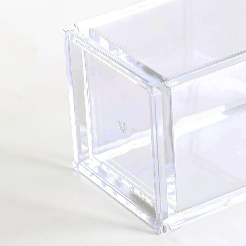 Hộp Đựng Cọ Trang Điểm Bằng Acrylic Trong Suốt Tiện Dụng