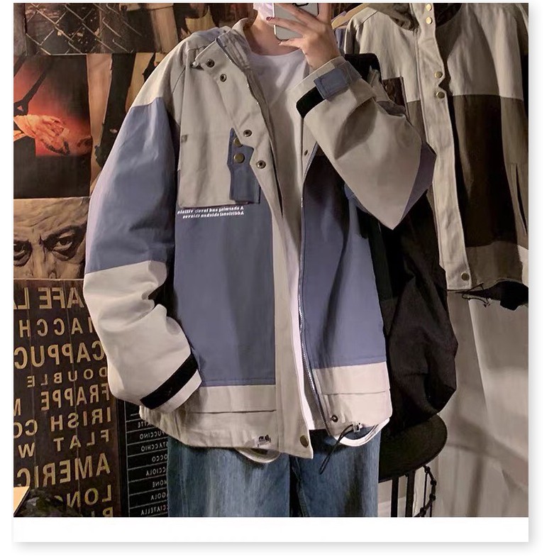 ÁO KHOÁC KAKI NAM PHỐI NÚT ĐẲNG CẤP SOÁI CA