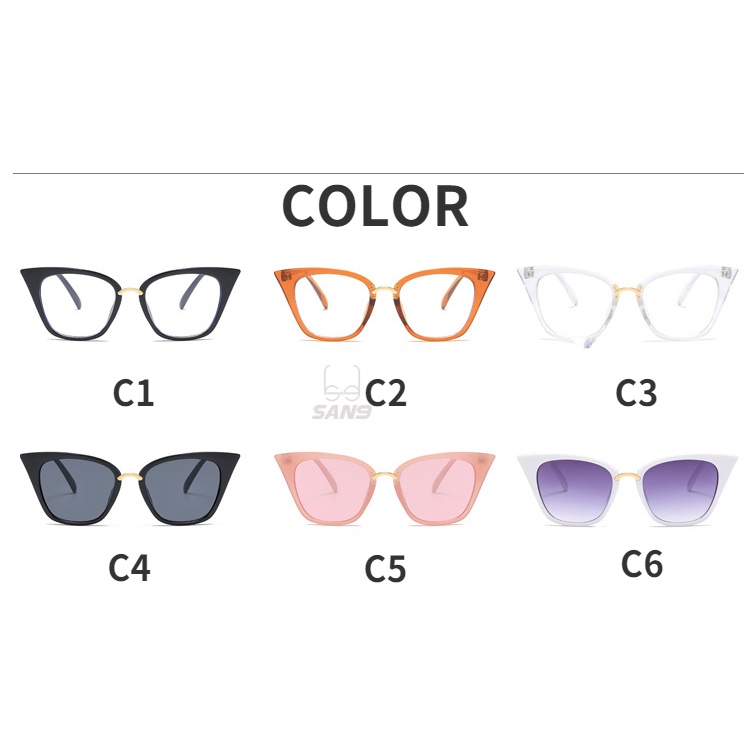 Mắt Kính Chống Ánh Sáng Xanh Thời Trang Dành Cho Nữ