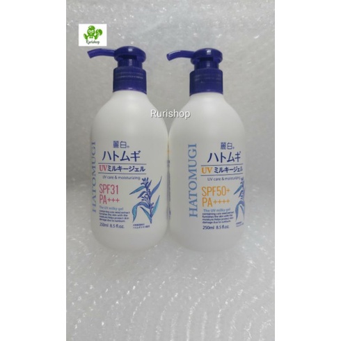 Sữa chống nắng Hatomugi/Xịt phun sương giữ ẩm và dưỡng da tay Hatomugi